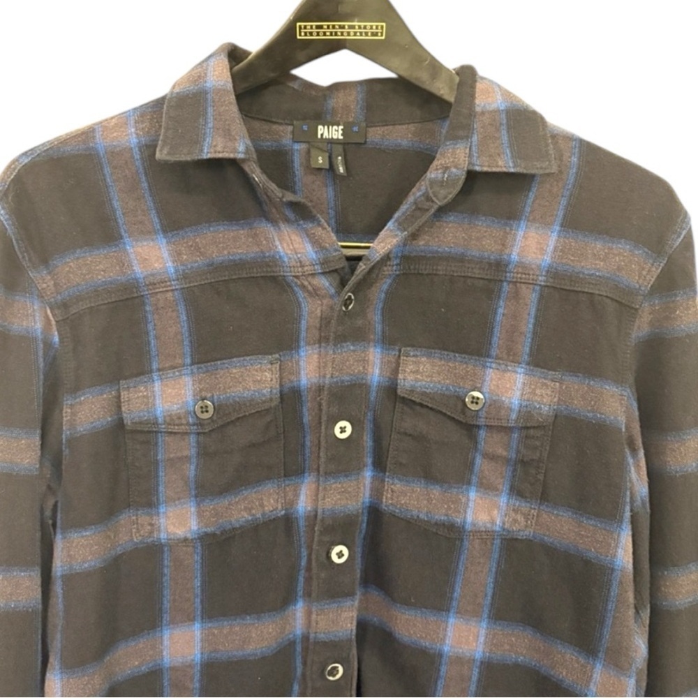 Paige Button Down Shirt Small - image 3